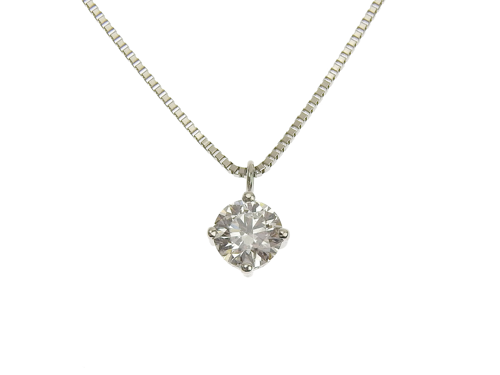 プラチナダイヤモンドネックレス 0.432ct – LuLuCarat